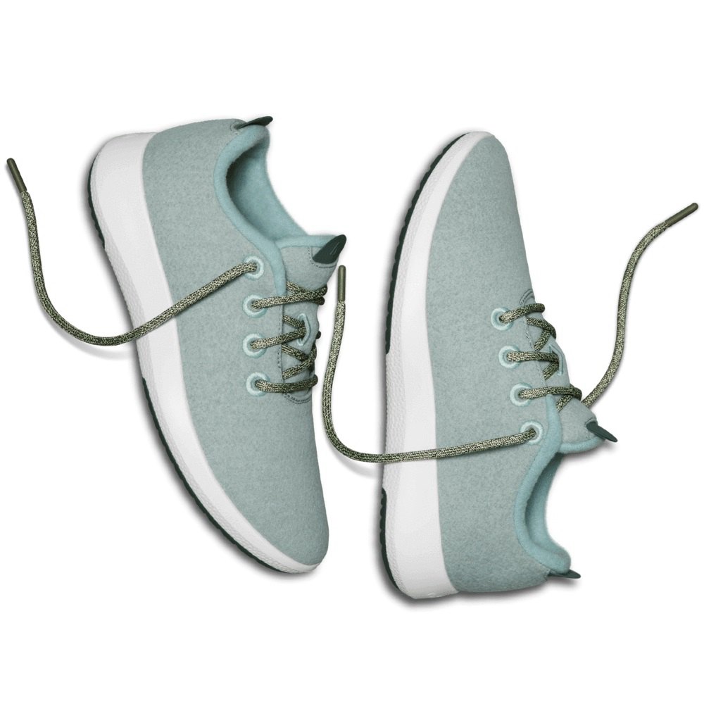 Allbirds Men\'s Sneakers Mint - Wool Runner Mizzles - 46180YERS